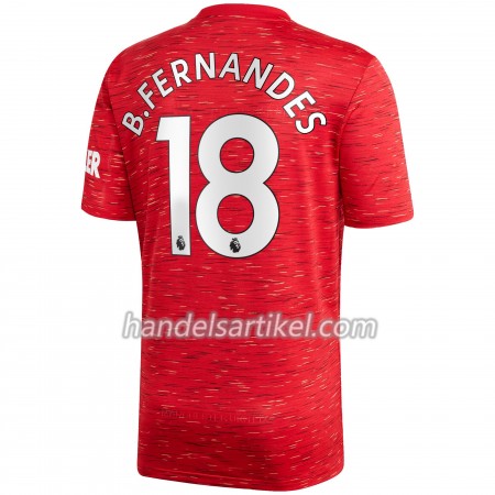 Manchester United Bruno Fernandes 18 Heim Trikotsatz 2020/21